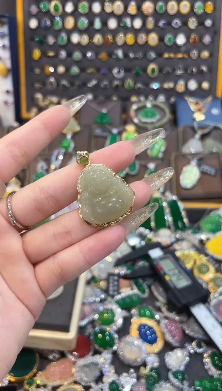 【闪购商品】和田玉颈饰银S925镶嵌1