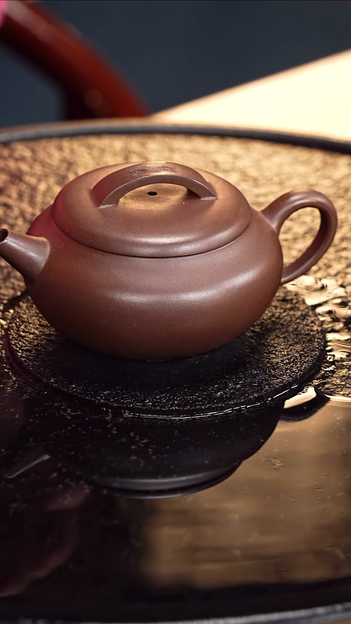 茶壶紫砂CK 汉瓦8 老紫泥 230毫升