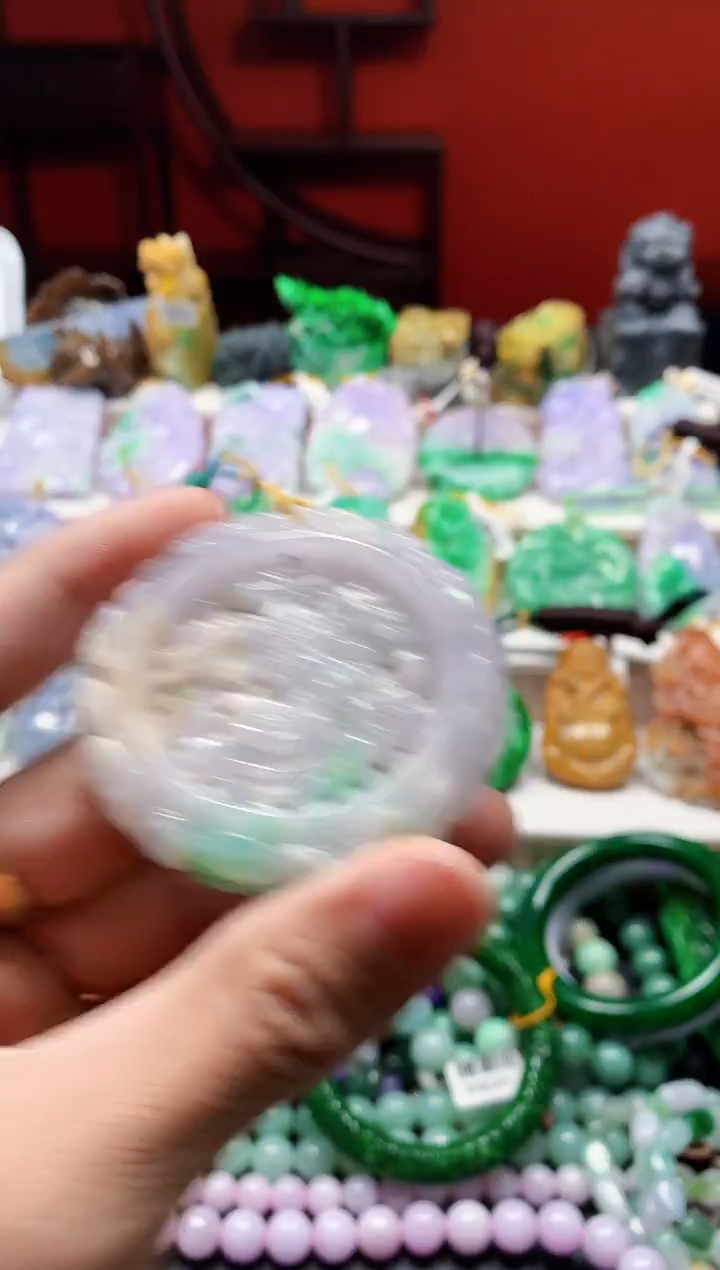 颈饰未镶嵌翡翠天然A货翡翠