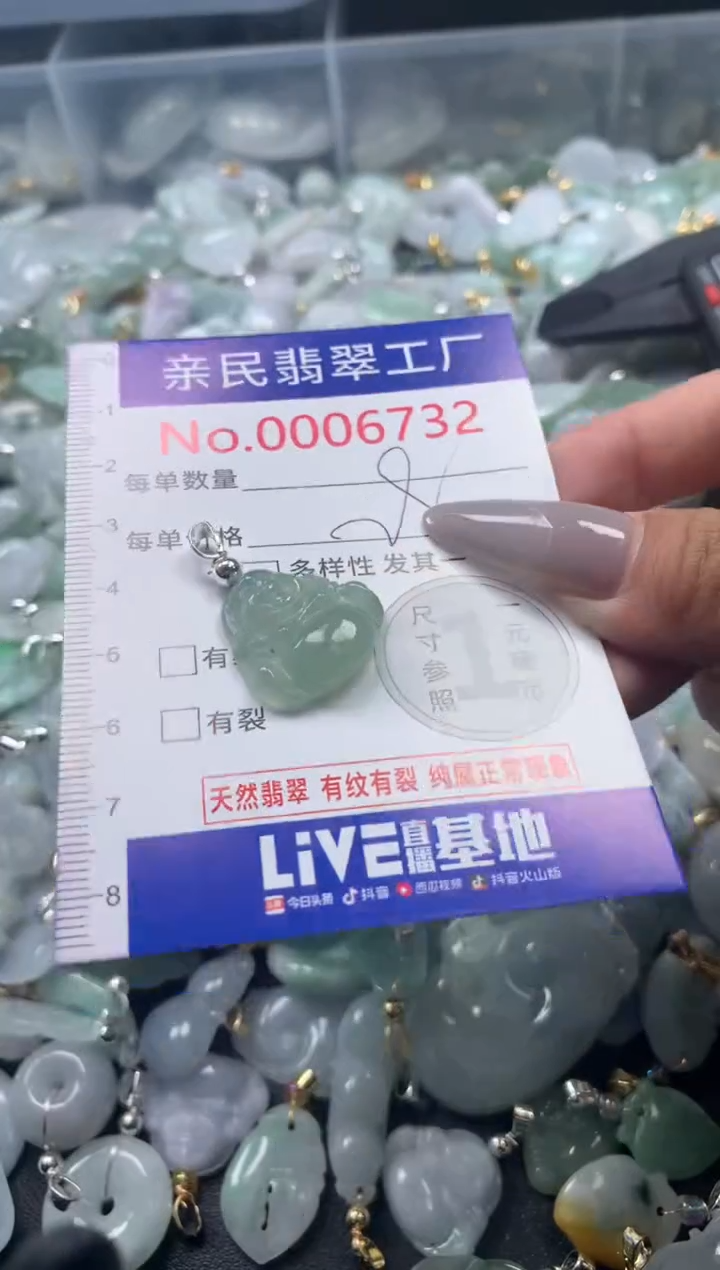 颈饰未镶嵌翡翠6732