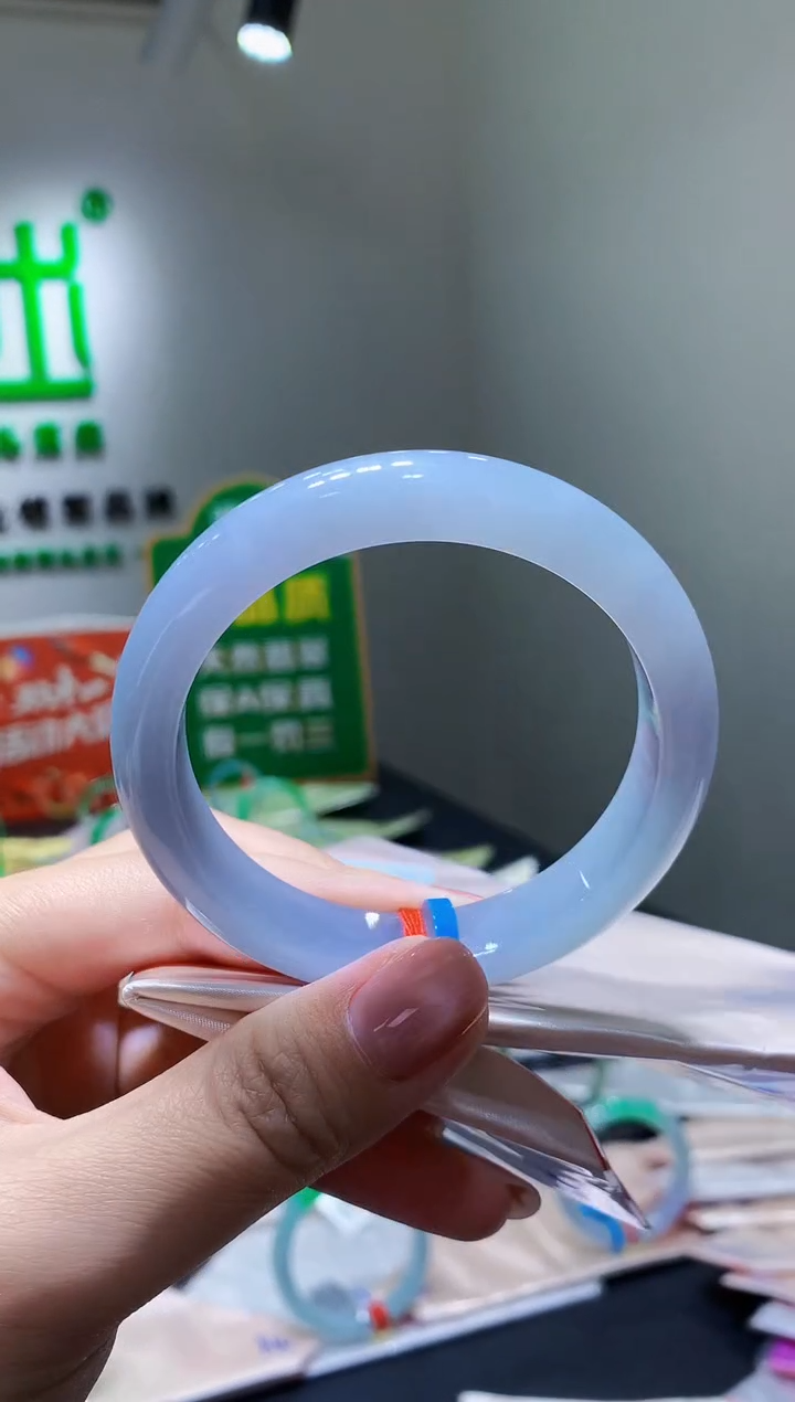 未镶嵌手镯翡翠k68天然缅甸A货翡翠56正圈