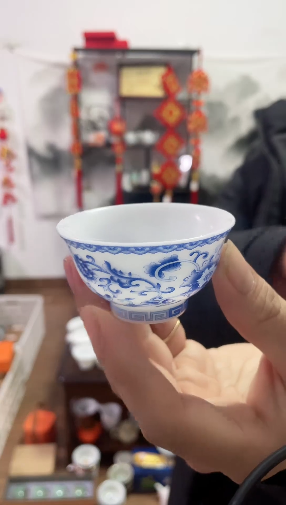 【闪购商品】【瓷心匠物】直播间福利专款冰缠枝莲杯2个