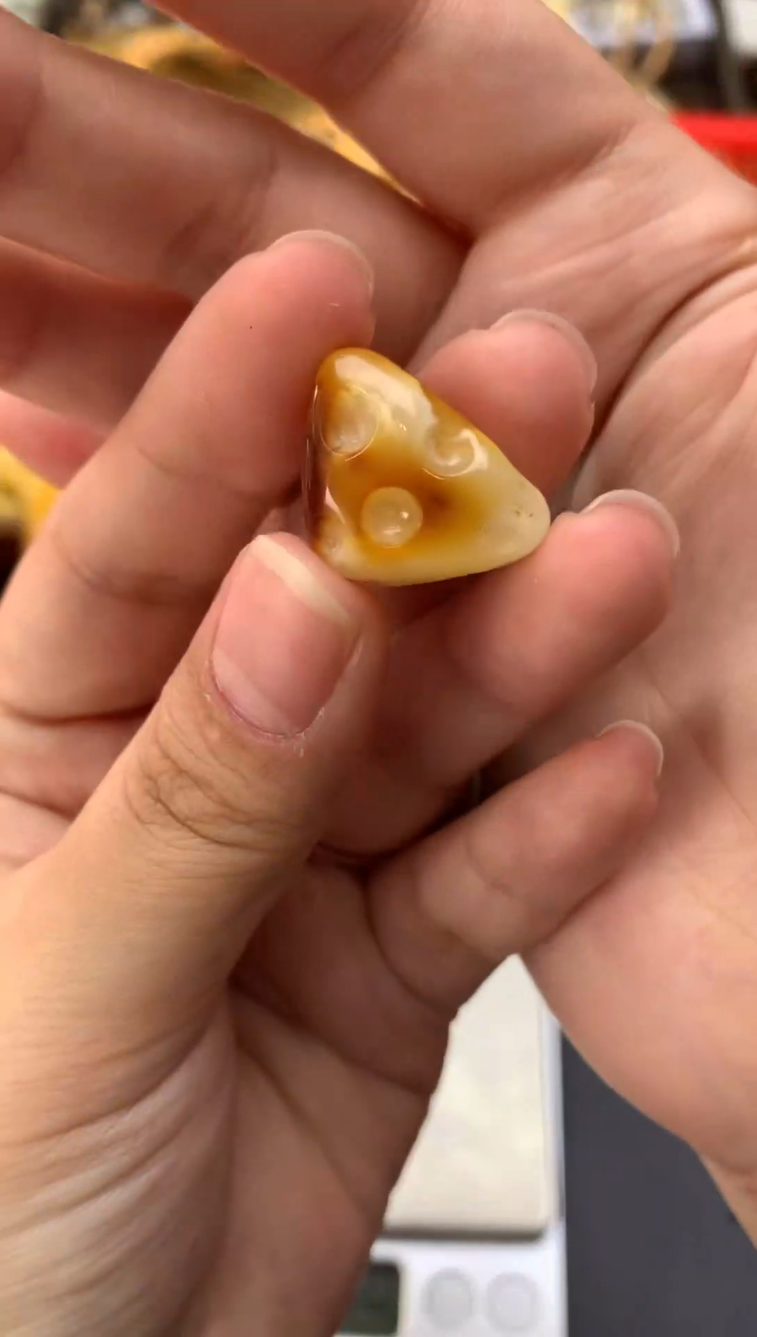 【闪购商品】蜜蜡珠宝奇石未镶嵌032 琥珀蜜蜡 花纹
