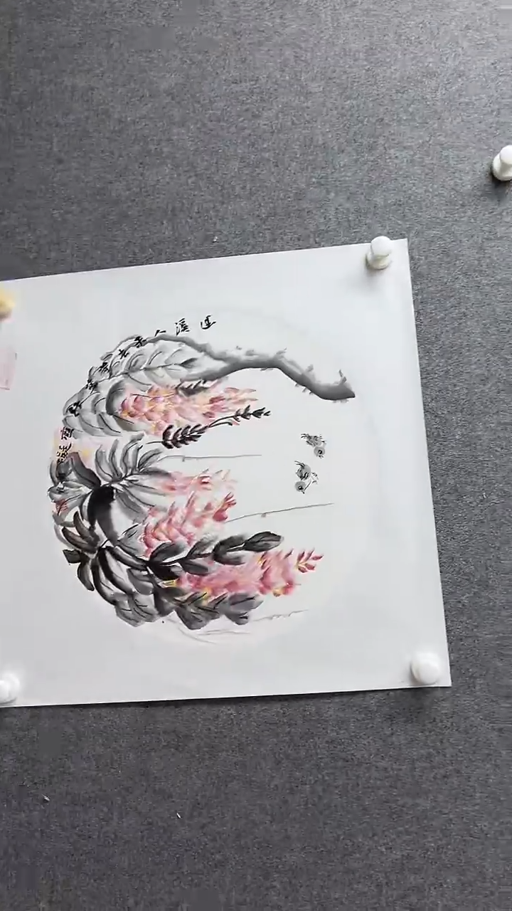 国画李艳霞花鸟作品A640