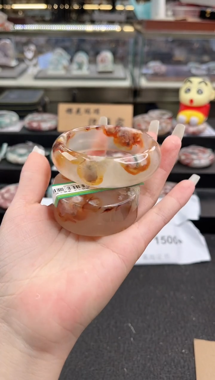 未镶嵌手镯石英质玉57圈口（赠品镯心）S951635