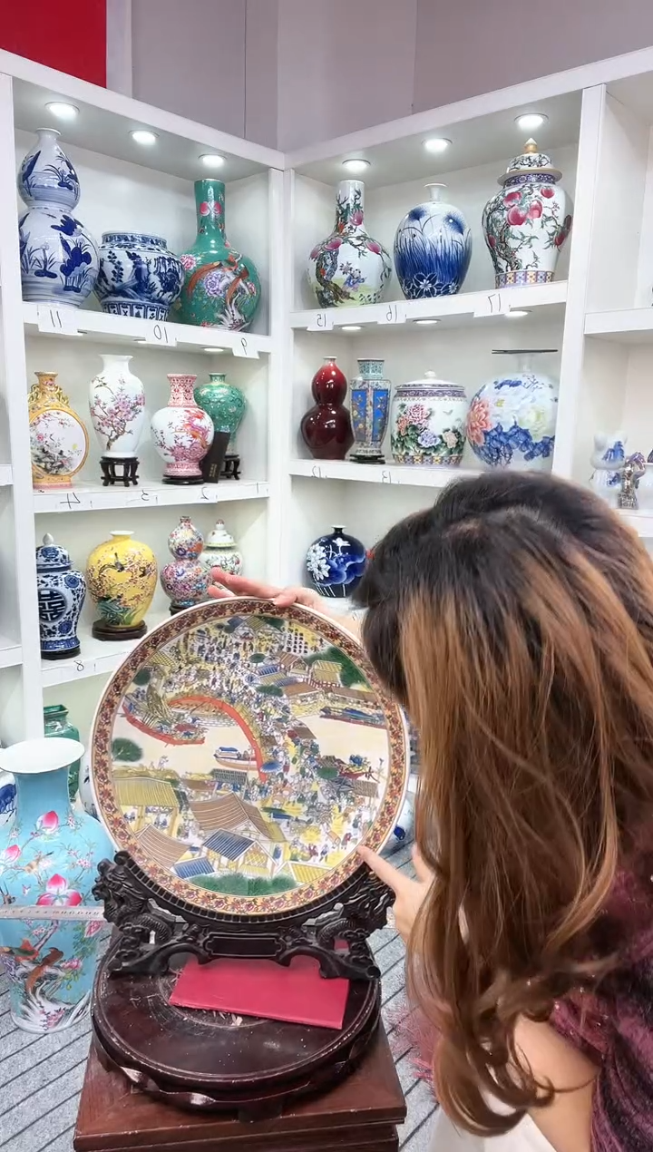 【闪购商品】陶瓷景德镇高温陶瓷摆件花瓶