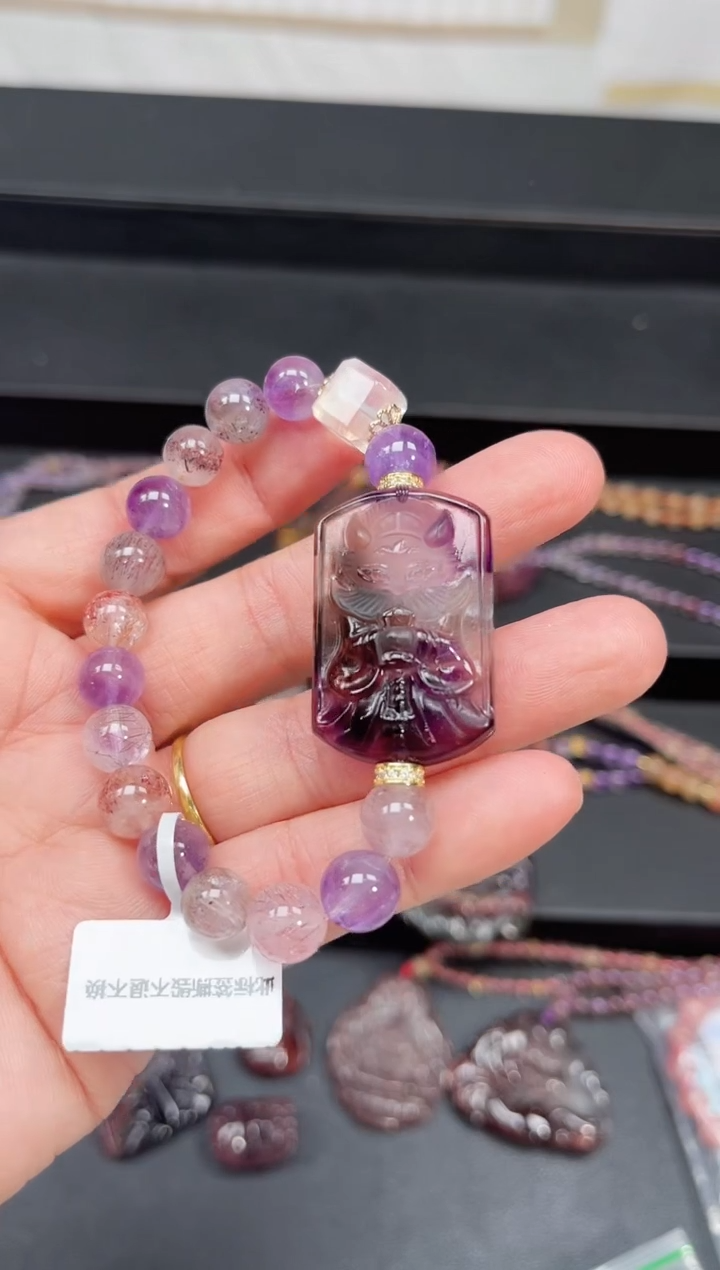 未镶嵌颈饰水晶【百晶灵儿】定制款