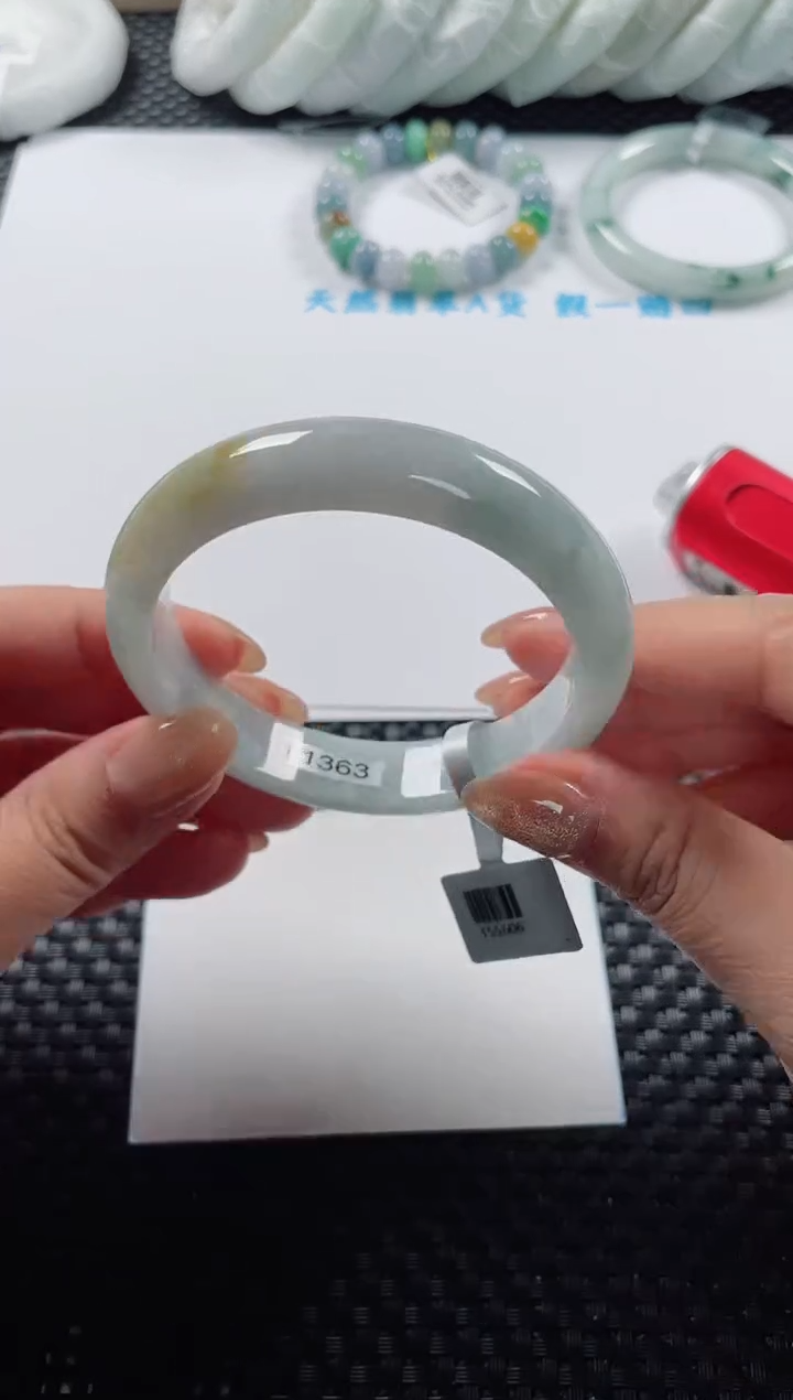 未镶嵌手镯翡翠基地发货H6926  58+