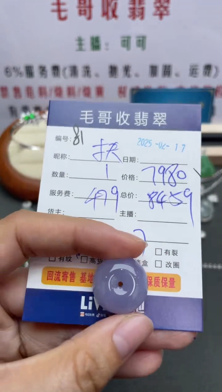 【闪购商品】翡翠颈饰未镶嵌翡翠0217081