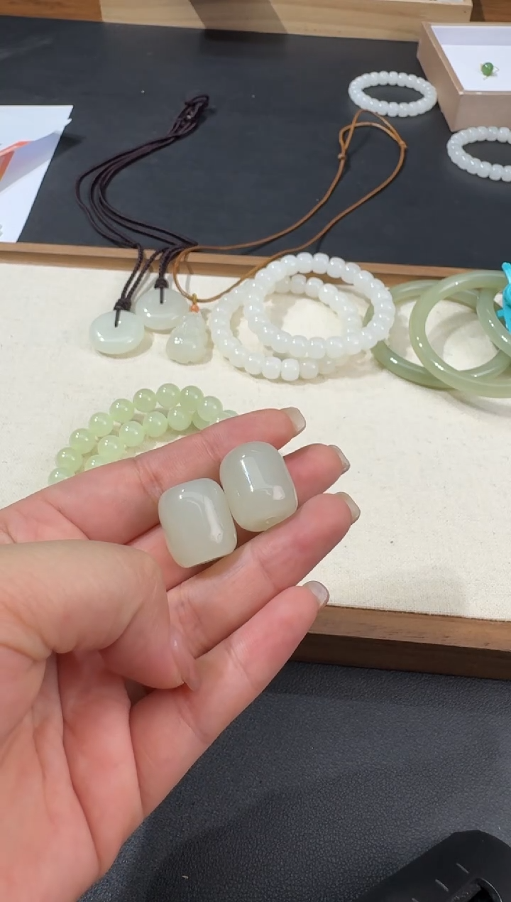 和田玉未镶嵌颈饰S0723-S1980-104多样性一件