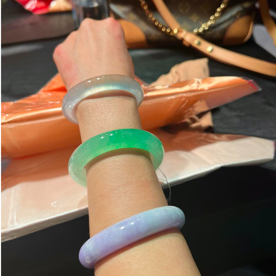 非金属珐琅手镯 缅料手镯 精品时尚手镯-HS21