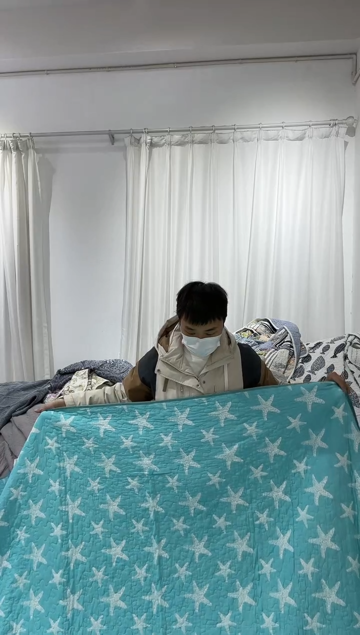 棉200*220纯棉床盖95号微瑕