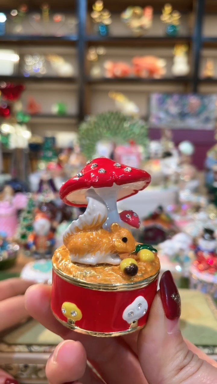 【闪购商品】精致珐琅彩首饰盒