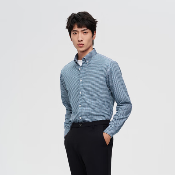 常规秋冬加绒衬衣正装衬衫外套秋季长袖条纹格纹长袖衬衣加绒衬衣