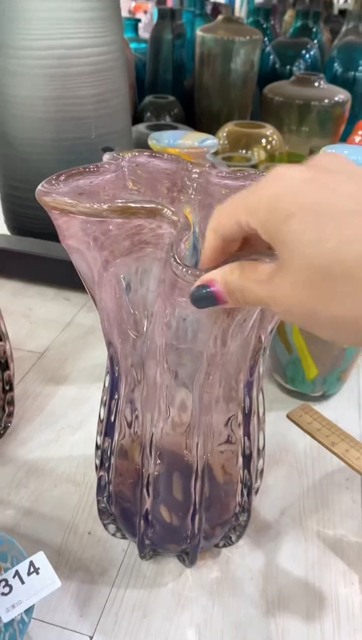 【闪购商品】琉璃慕忆家花瓶小号