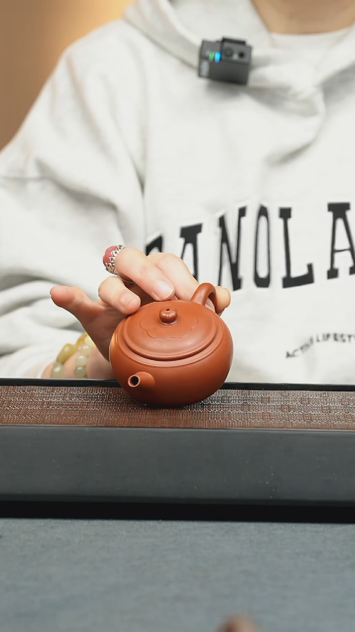 【闪购商品】紫砂茶壶五堂 石鼓-周季山