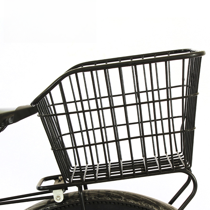 锂电助力自行车后货架筐衣架框书包筐