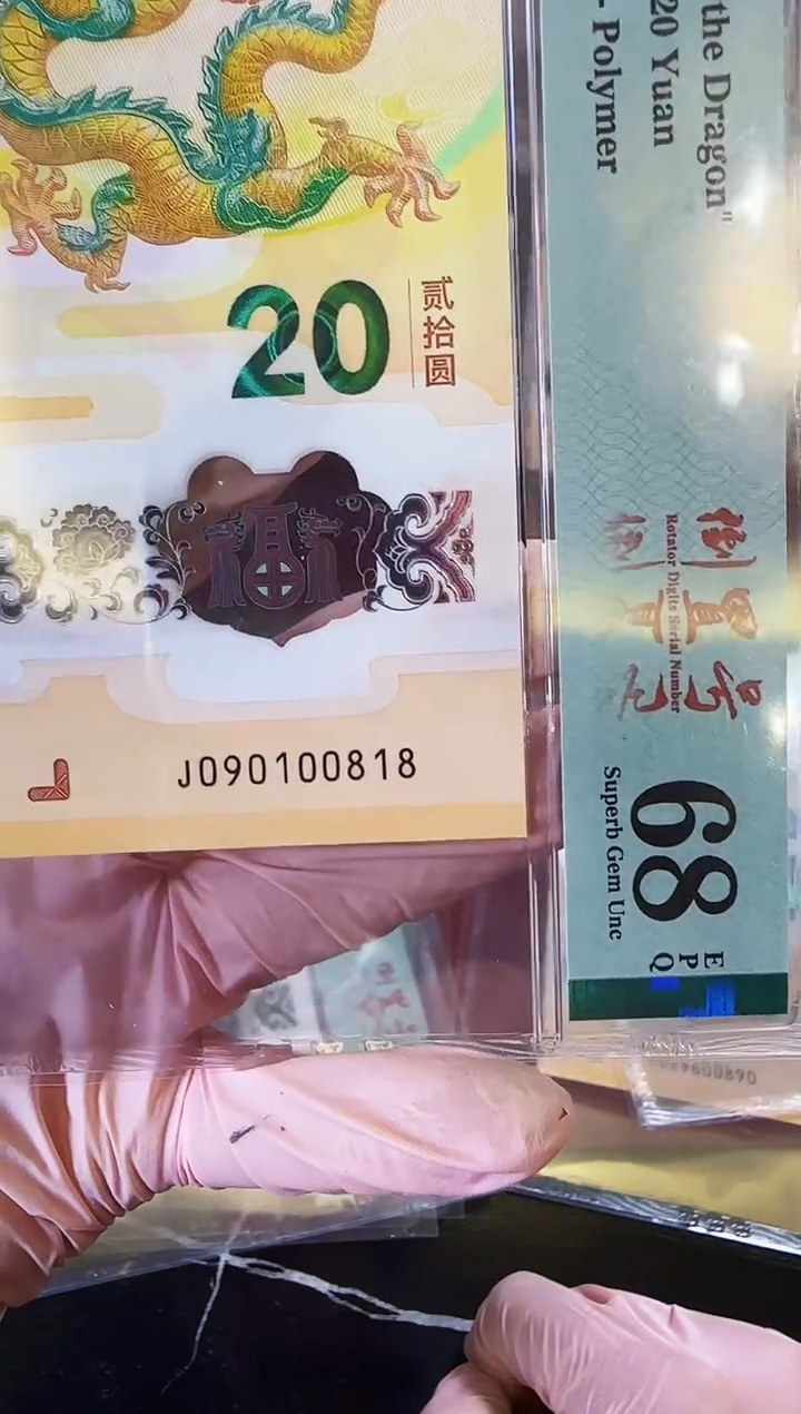 【闪购商品】塑料2024龙钞单张啊啊啊啊啊
