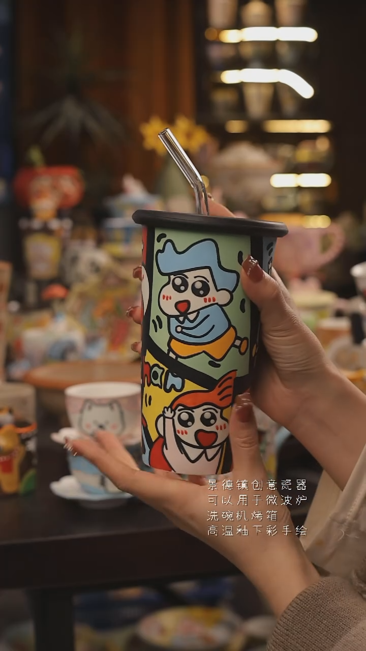 景德镇釉下彩绘设计师款式陶瓷
