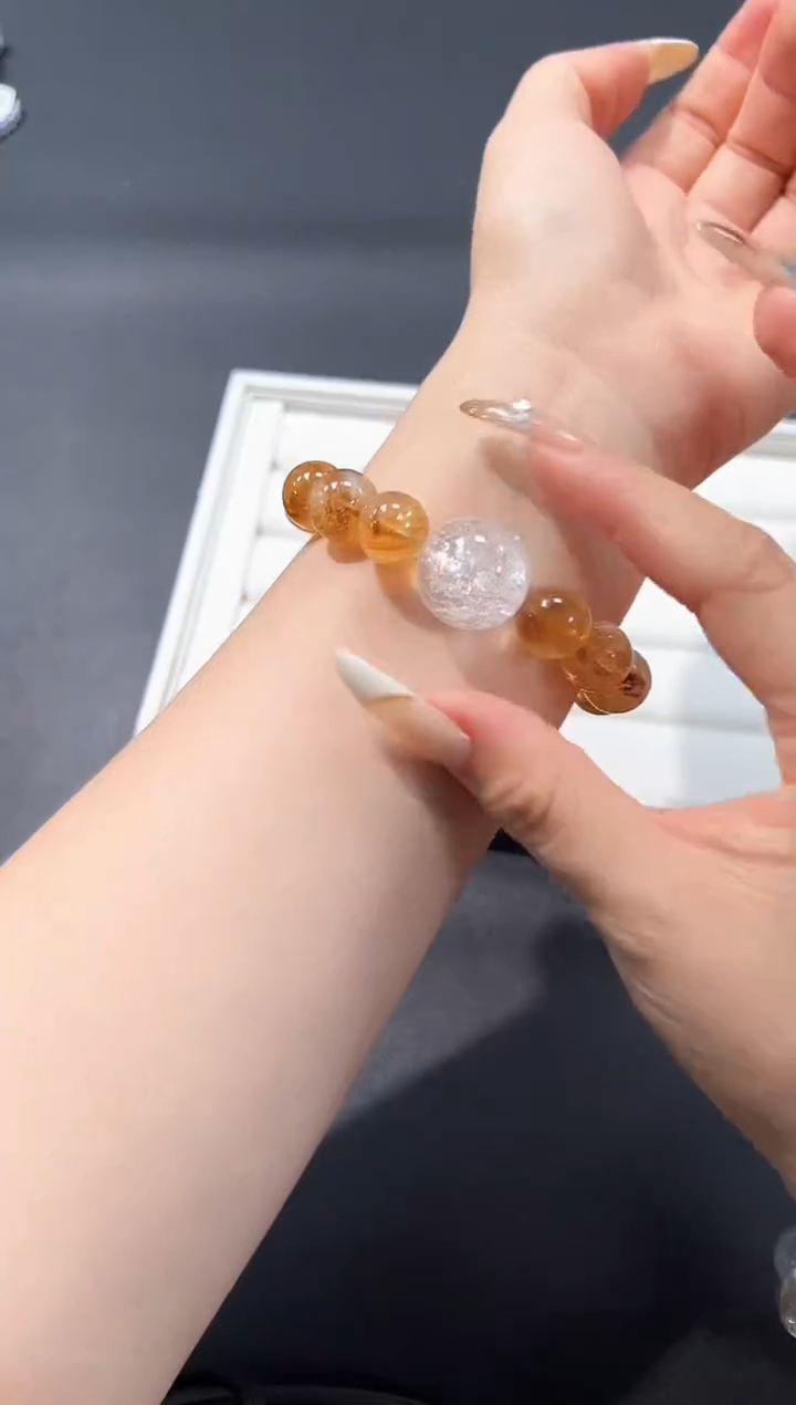 未镶嵌手链水晶33h多样性发其一【1条】默认微瑕