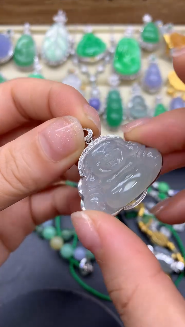 【闪购商品】翡翠颈饰18K金镶嵌261-中国好珍宝