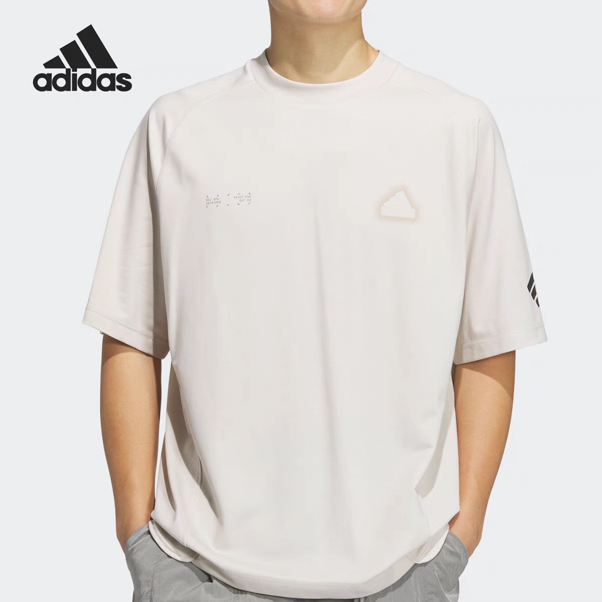 【滔搏联动】Adidas阿迪达斯FUSTL GFX TEE2针织无领短袖JN0944