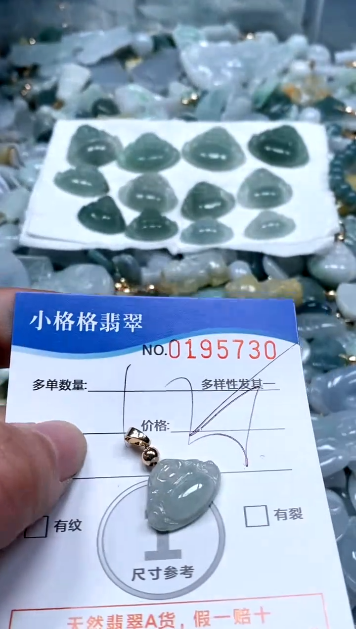 【闪购商品】翡翠颈饰未镶嵌闪购商品0195730