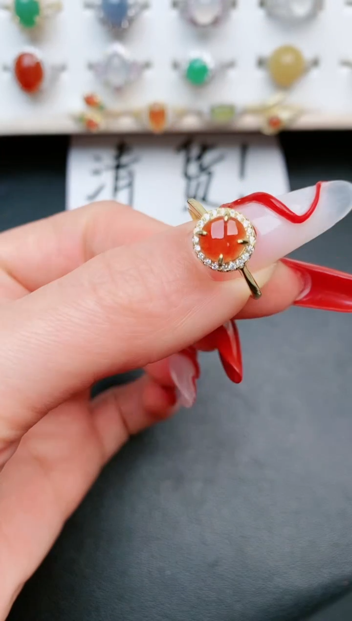 【闪购商品】翡翠戒指银S925镶嵌......