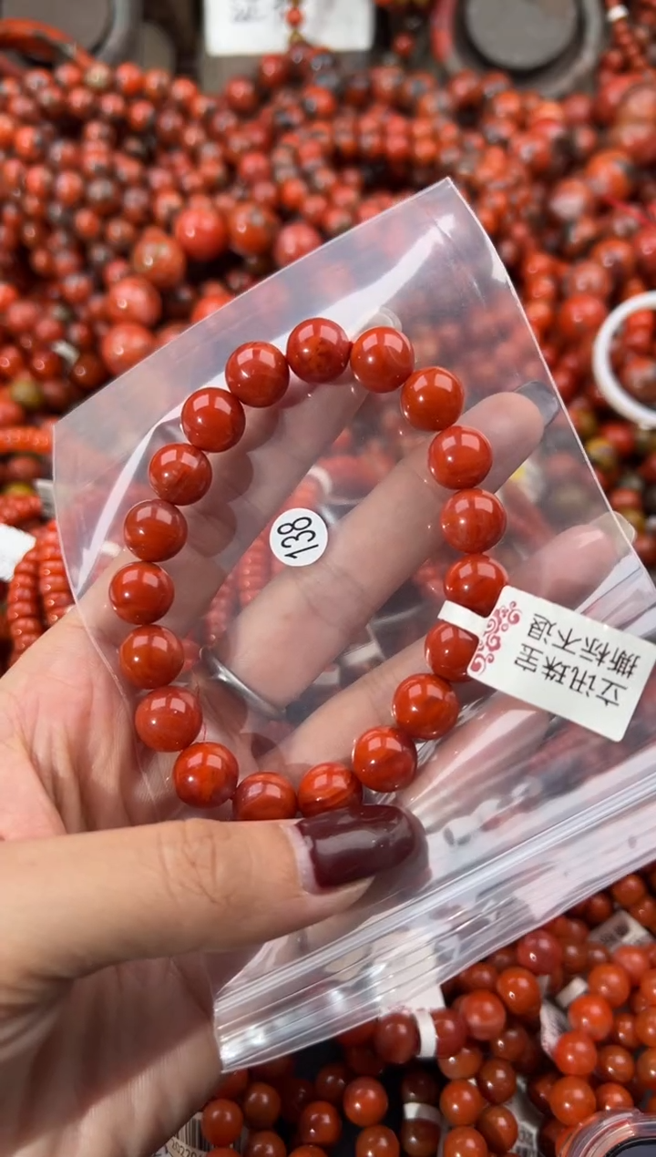 未镶嵌手串南红玛瑙11+