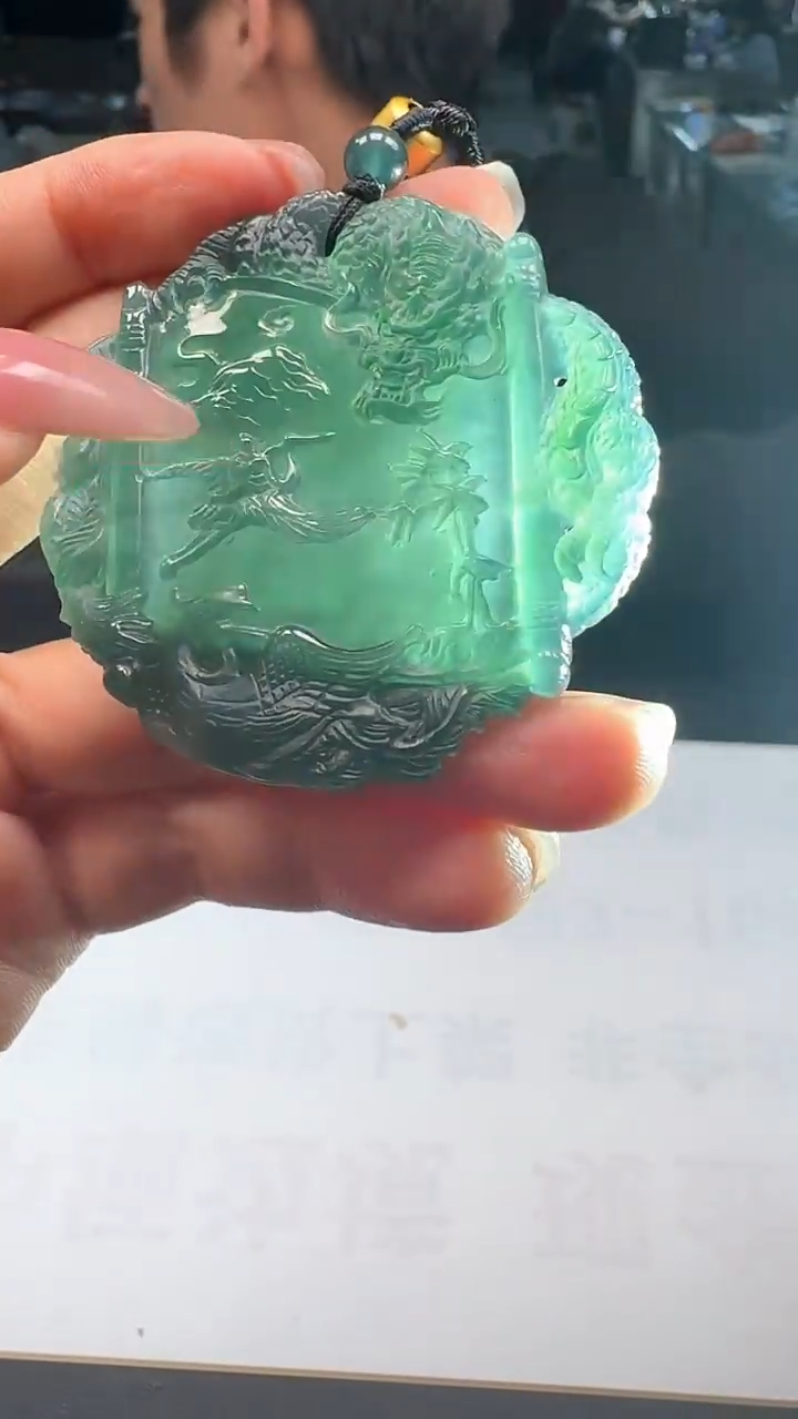 【闪购商品】翡翠颈饰未镶嵌牌子0888/100