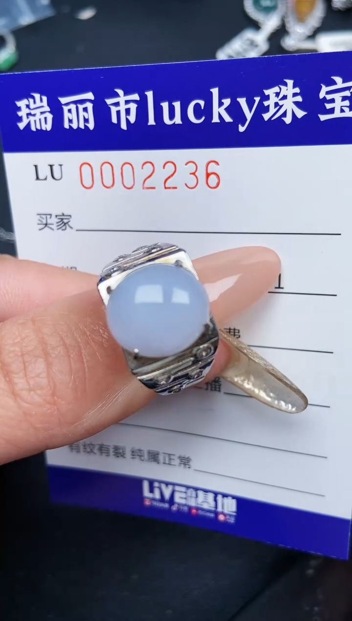 【闪购商品】翡翠颈饰银S925镶嵌2236