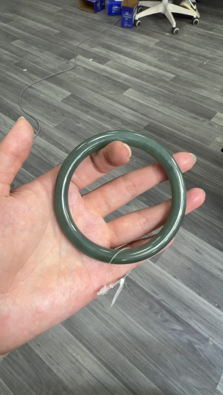 未镶嵌手镯和田玉用****6且末蓝手镯 （产地直发）