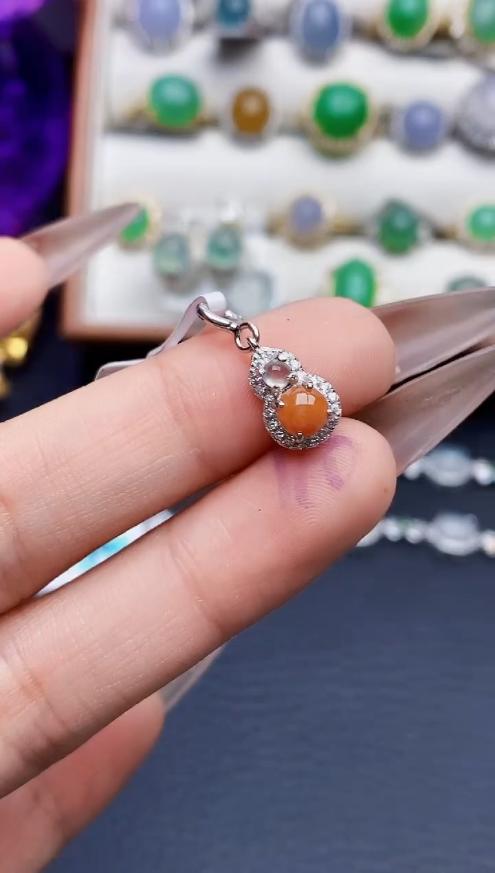 银S925镶嵌戒指翡翠3150