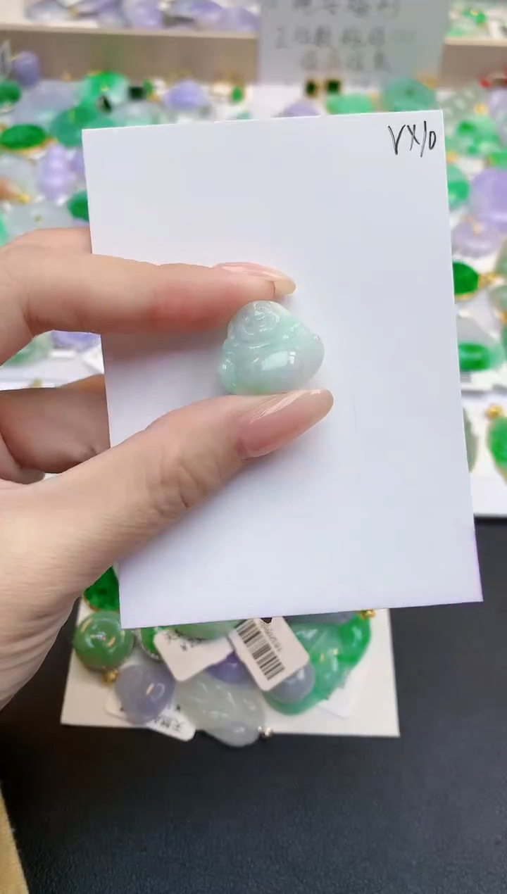 颈饰未镶嵌翡翠天然缅甸A货翡翠