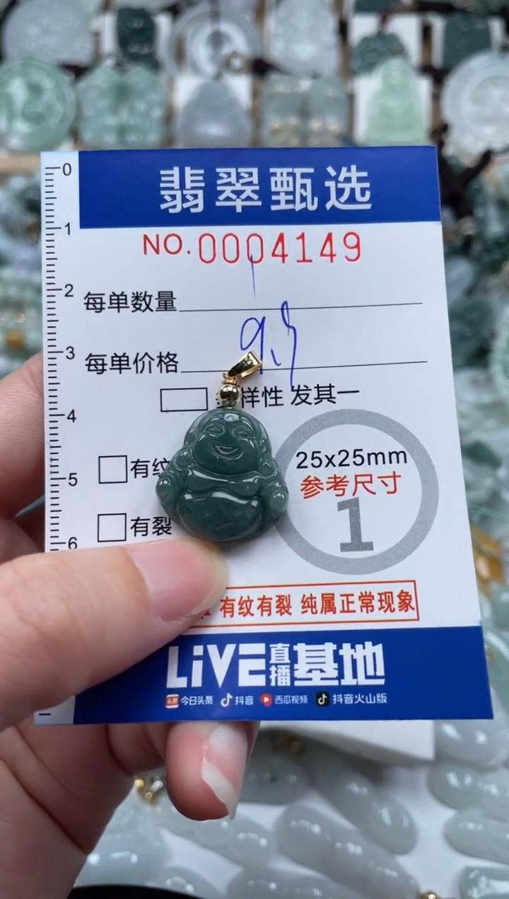 翡翠未镶嵌颈饰00..4149