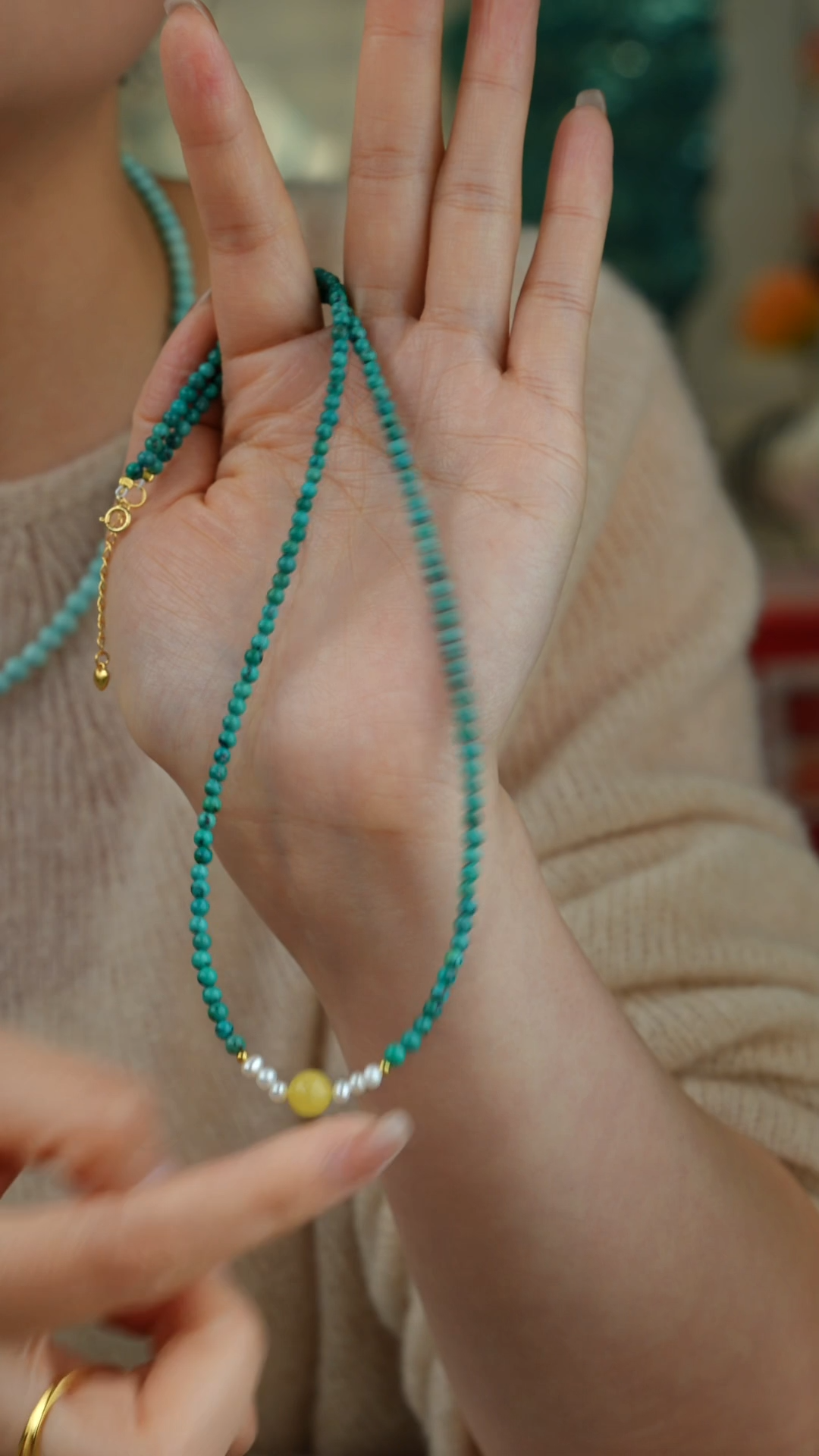 【闪购商品】绿松石项链未镶嵌多样性发货