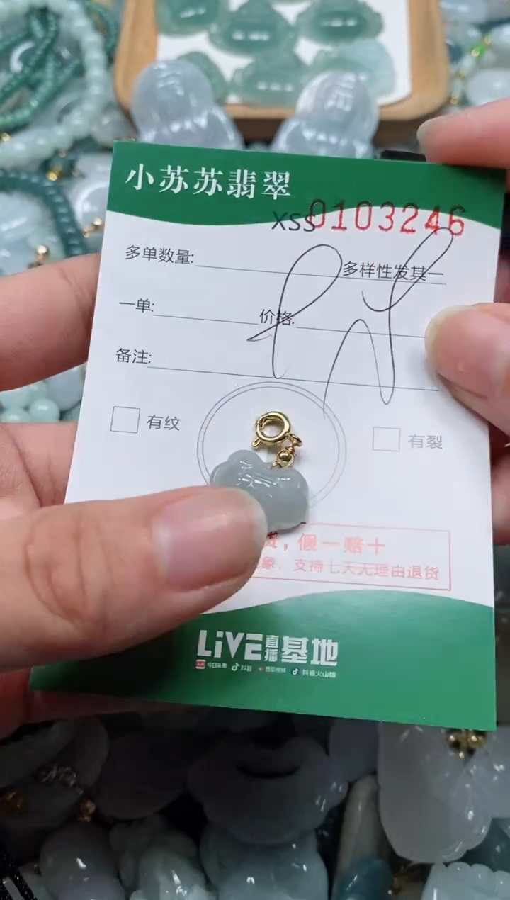 【闪购商品】翡翠颈饰未镶嵌闪购商品0103246