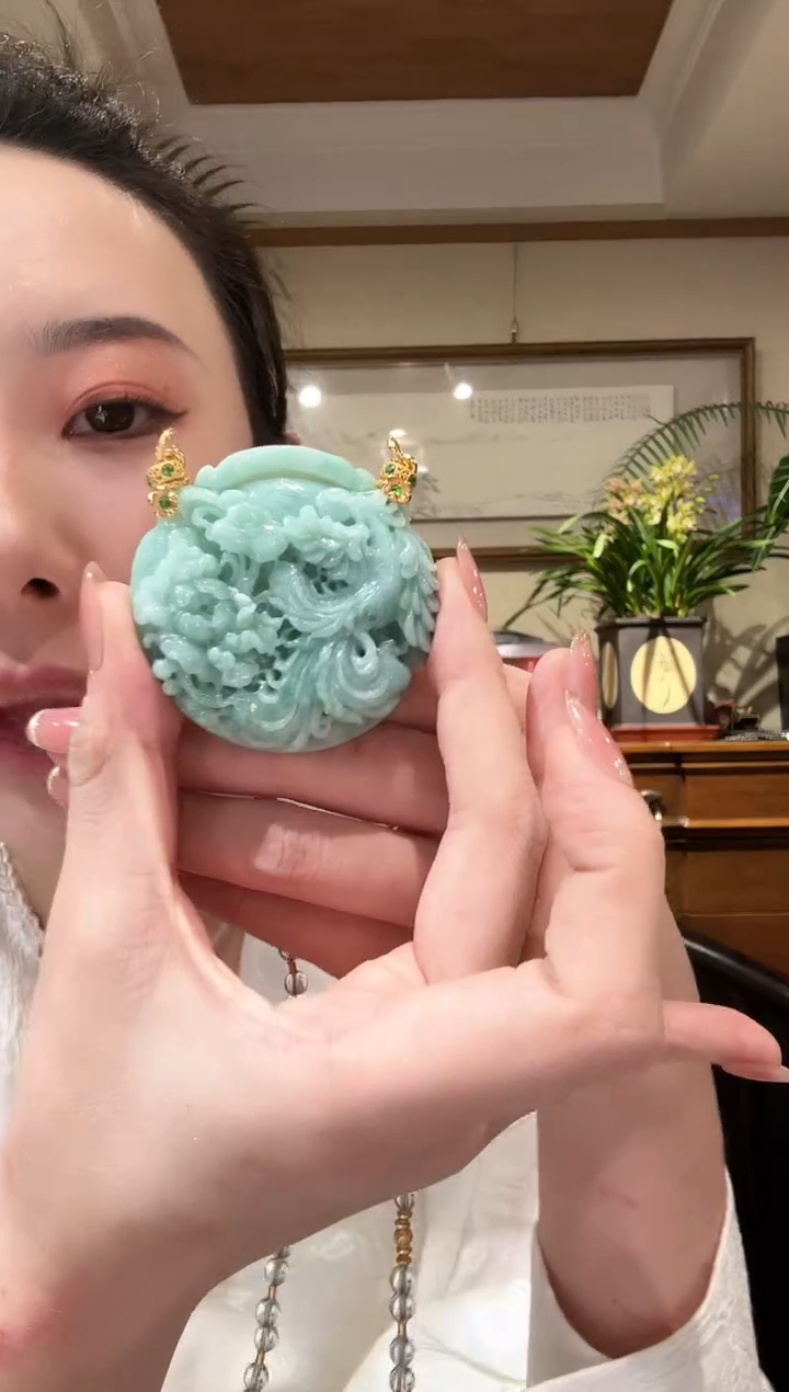 【闪购商品】翡翠颈饰未镶嵌国风