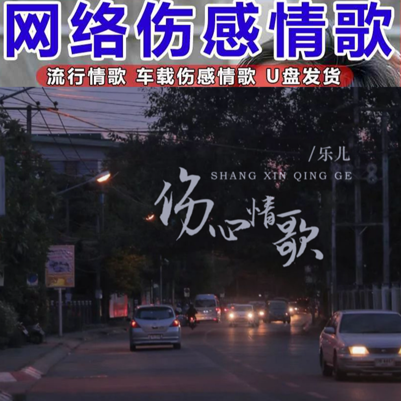 催泪伤感情歌榜车载音乐U盘抖音热门网络流行歌MP3无损高音质MP4