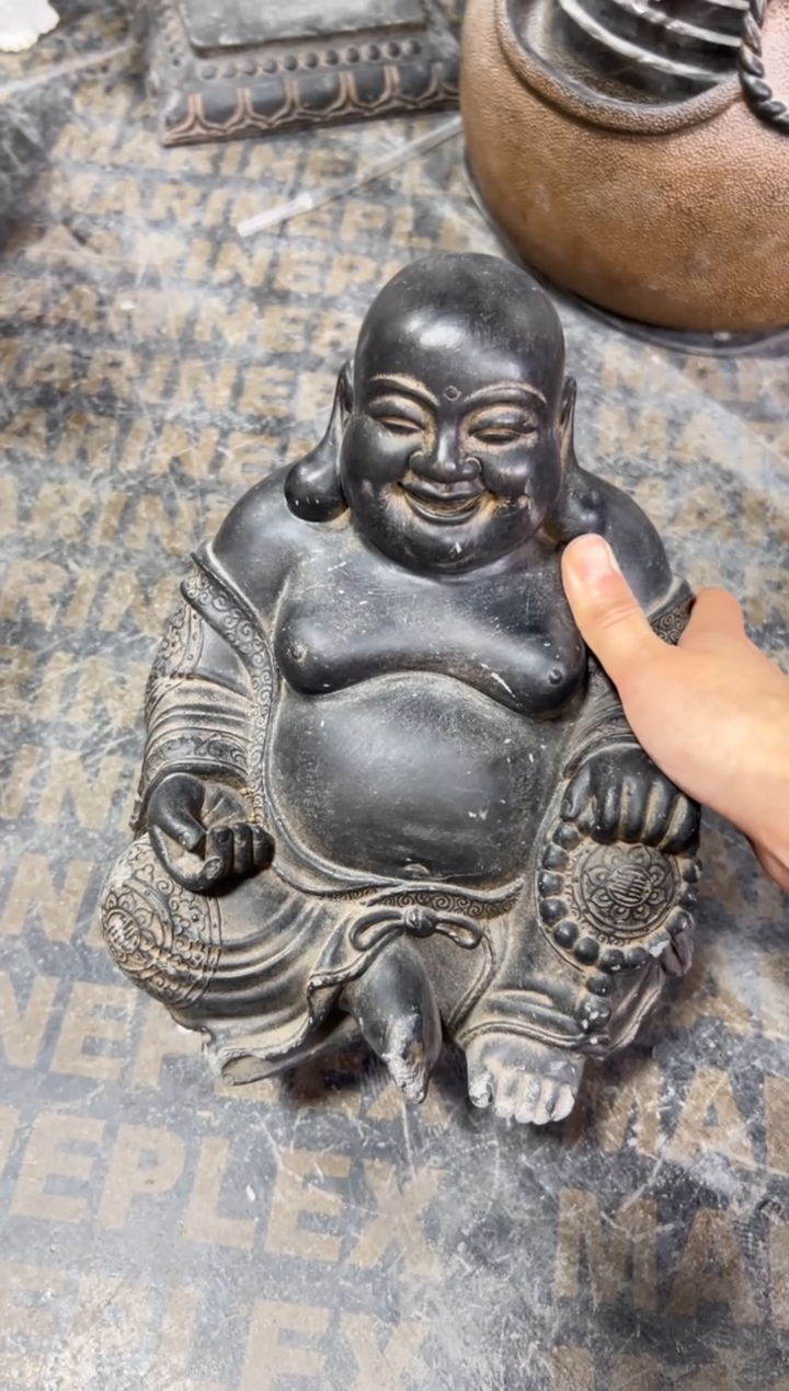 陶土【火山泥】大肚佛