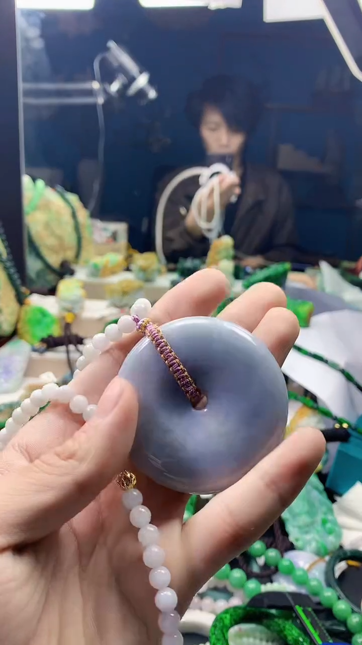 颈饰未镶嵌翡翠天然缅甸a货翡翠