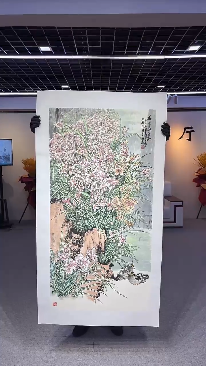 【闪购商品】国画孙桂国老师国画作品，带合影证书5-53