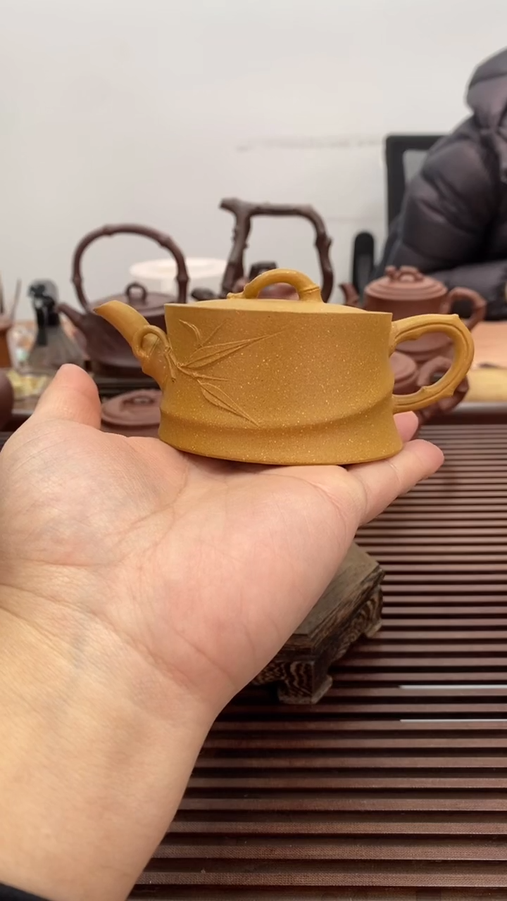 茶壶紫砂福利130毫升竹段