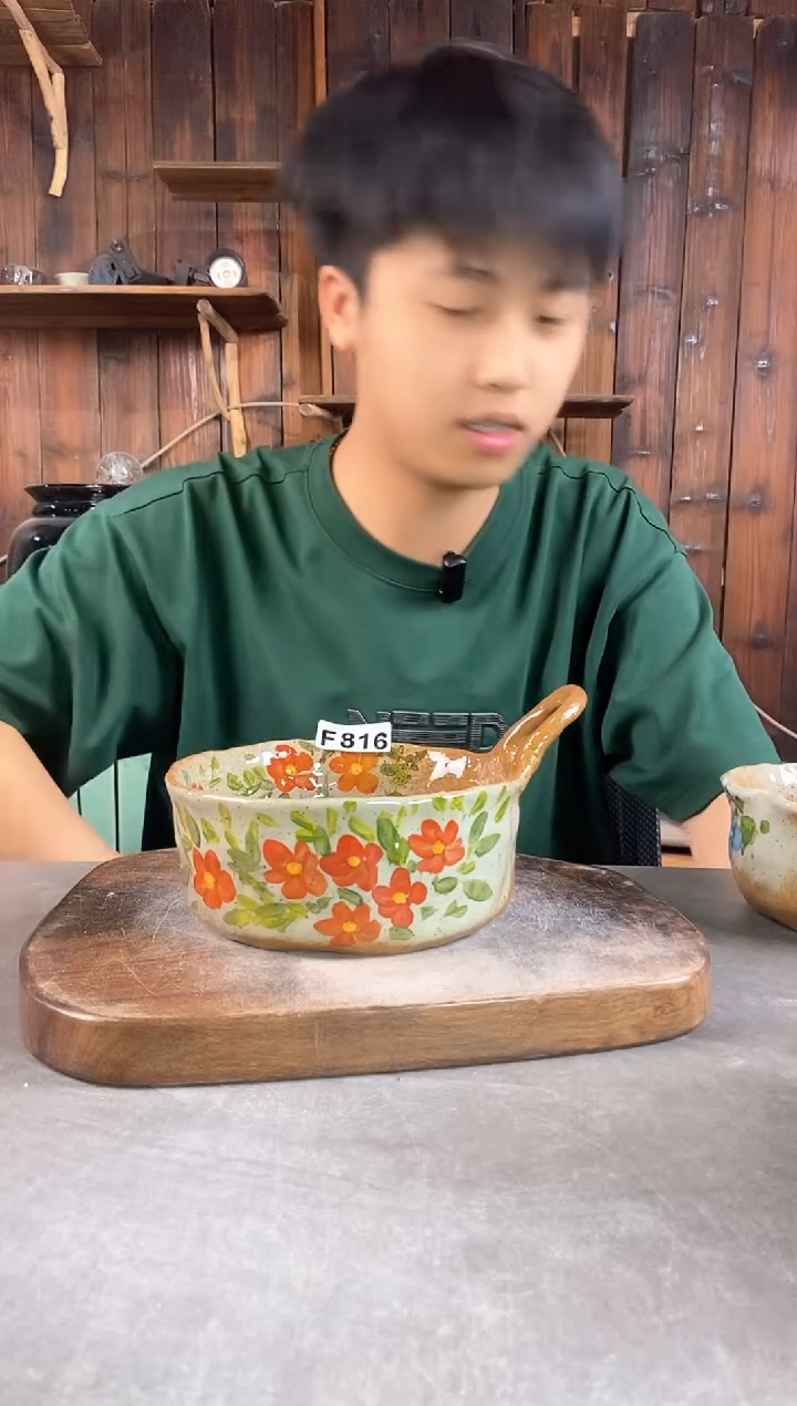 碗816，手工手绘，超值陶瓷