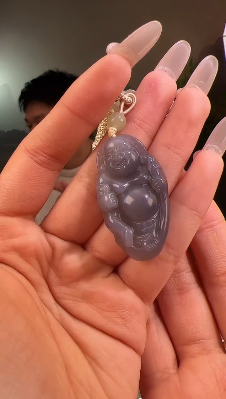 【闪购商品】和田玉颈饰未镶嵌逍遥佛 无