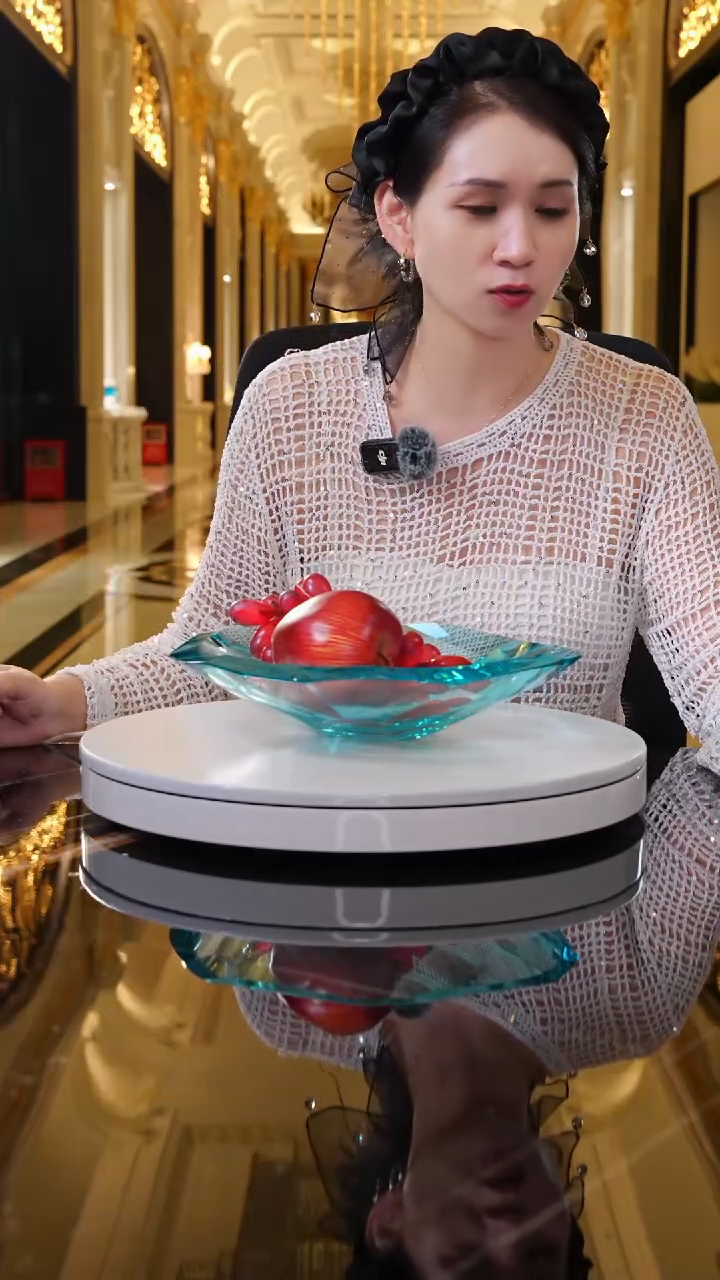 摆件AJ1111146湖水蓝果盘