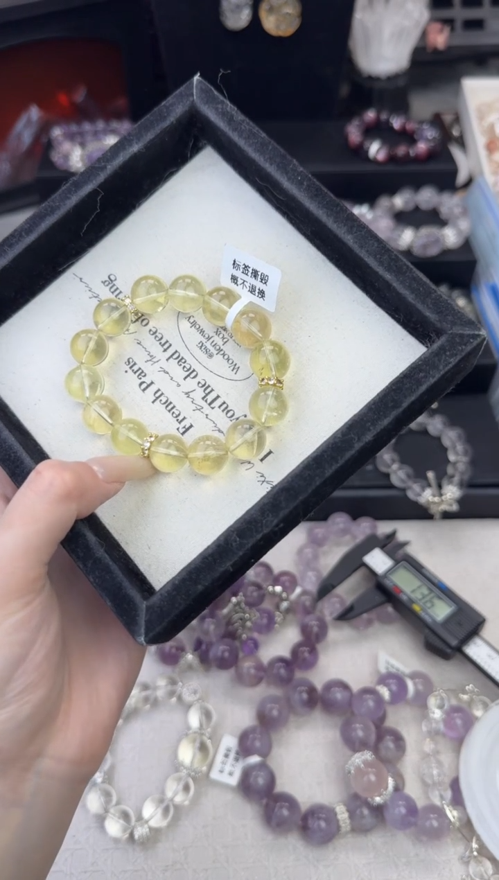 水晶手链未镶嵌天然水晶 多样性发货