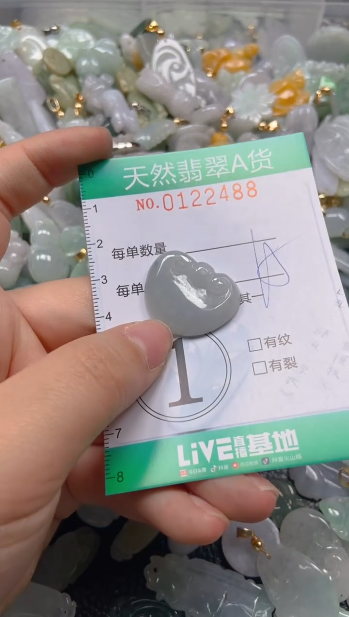 翡翠未镶嵌颈饰闪购0122488