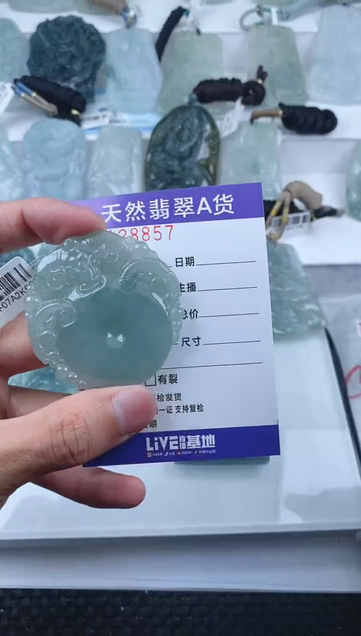 【闪购商品】翡翠颈饰未镶嵌         857