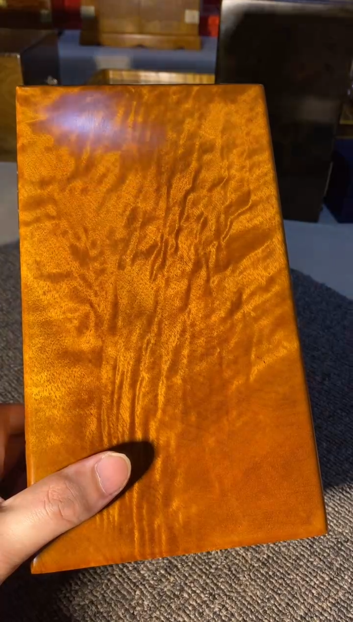 【闪购商品】金丝楠木艺金丝楠首饰盒F6